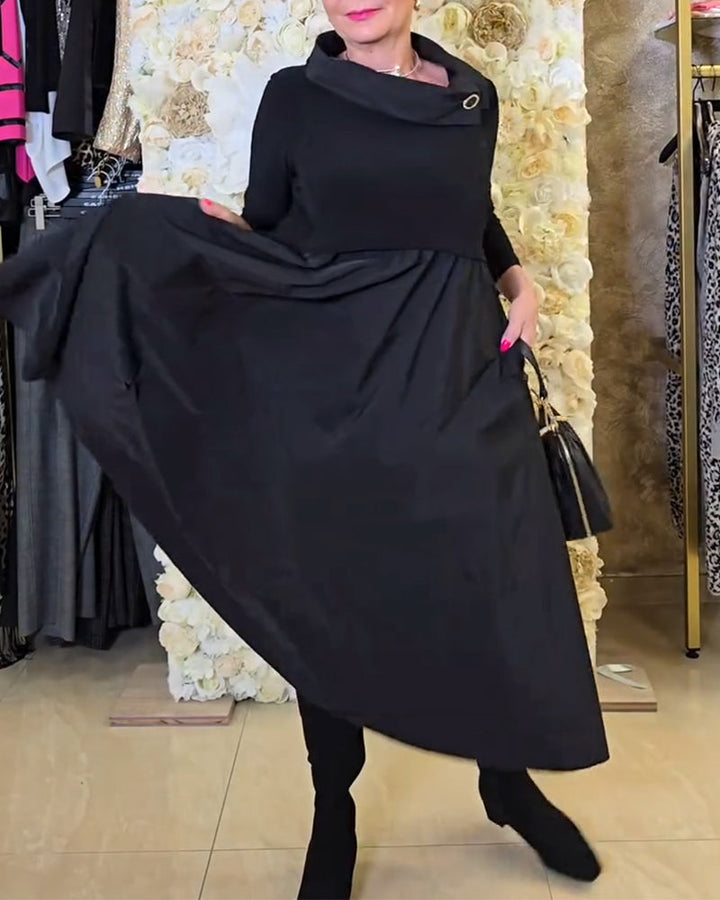 Robe Tendance Street Uni A-Ligne