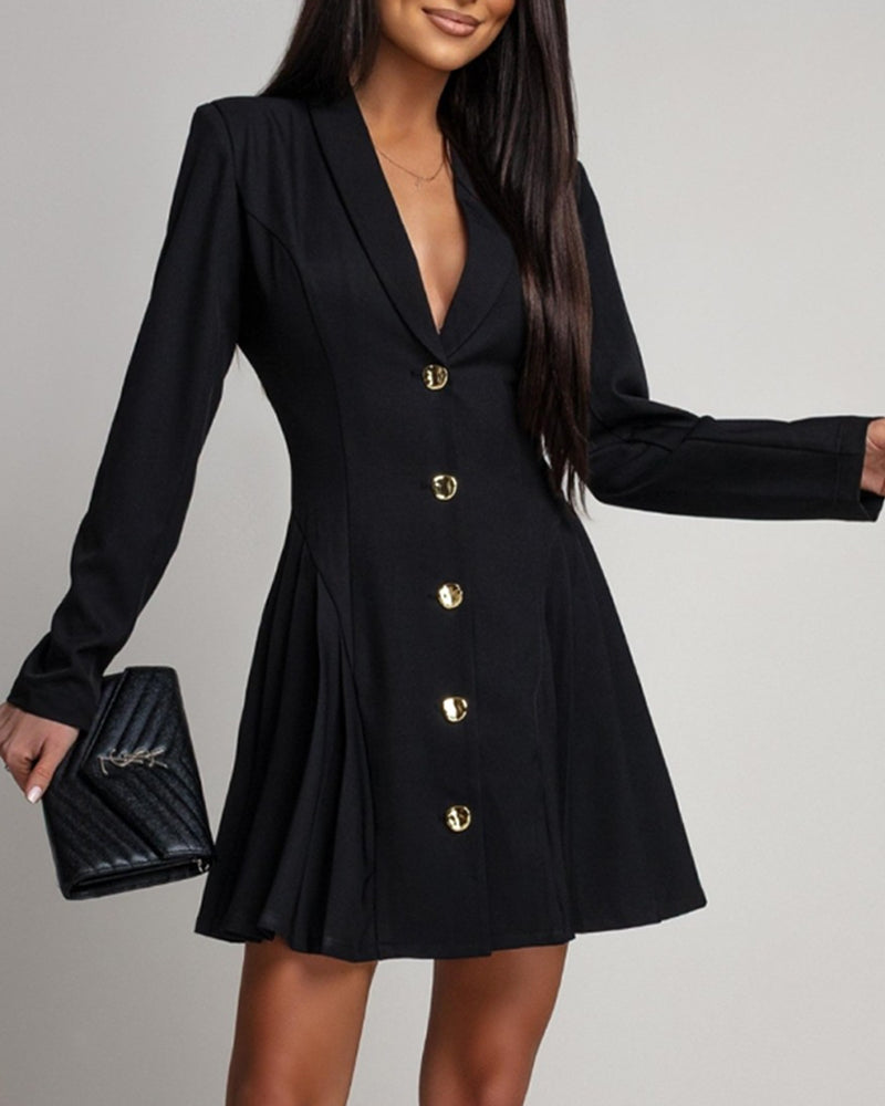 Robe Boucle Métallique Slim Fit Costume