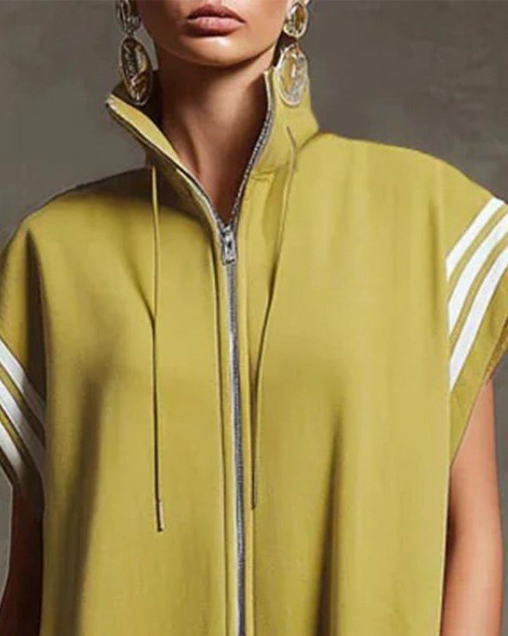 Combinaison Hip Hop À Capuche Rayée