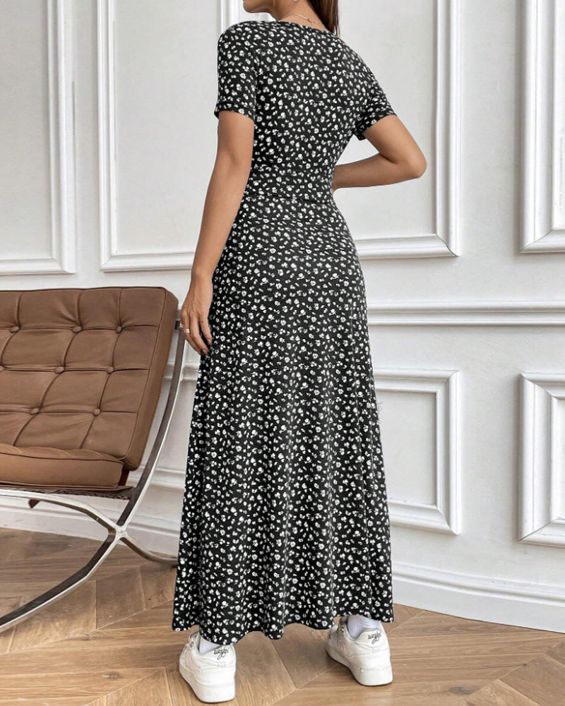 Robe Sexy Élégante Imprimée