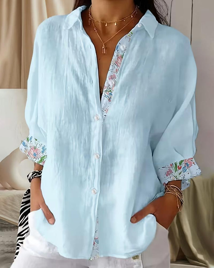 Chemise Imprimé Reliure Coupe Lâche