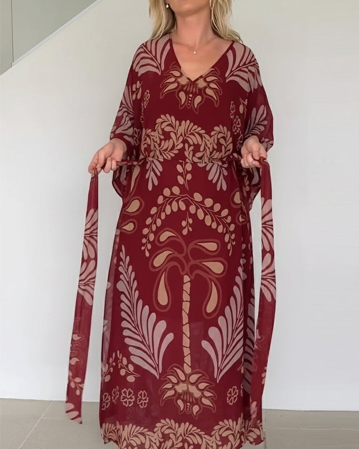 Robe Bohème En V Ample