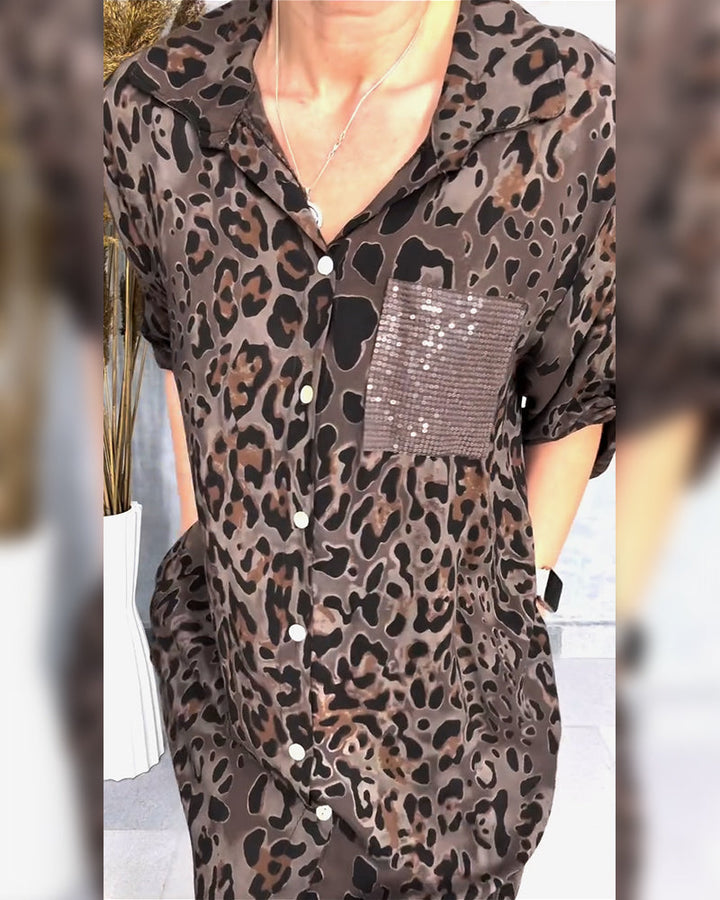 Robe Imprimé Léopard